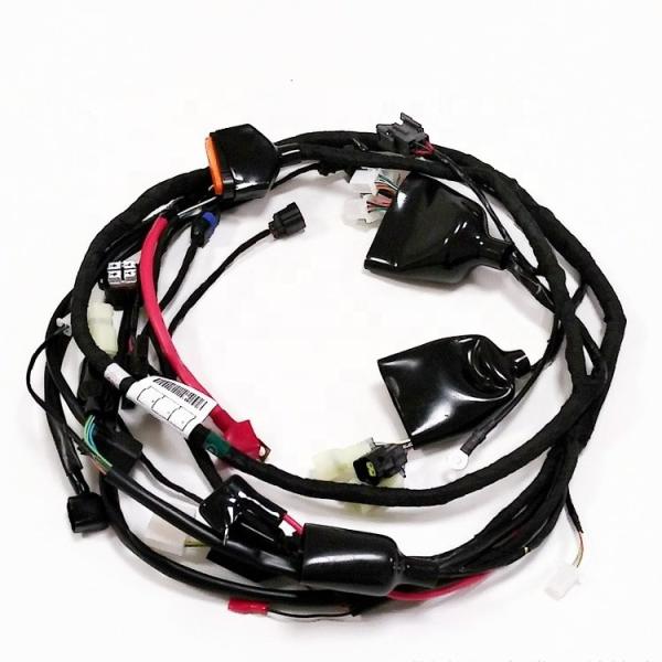 JAE Connector Motorcycle Wire Harness Assembly 4AWG-28AWG Alkali Resistant