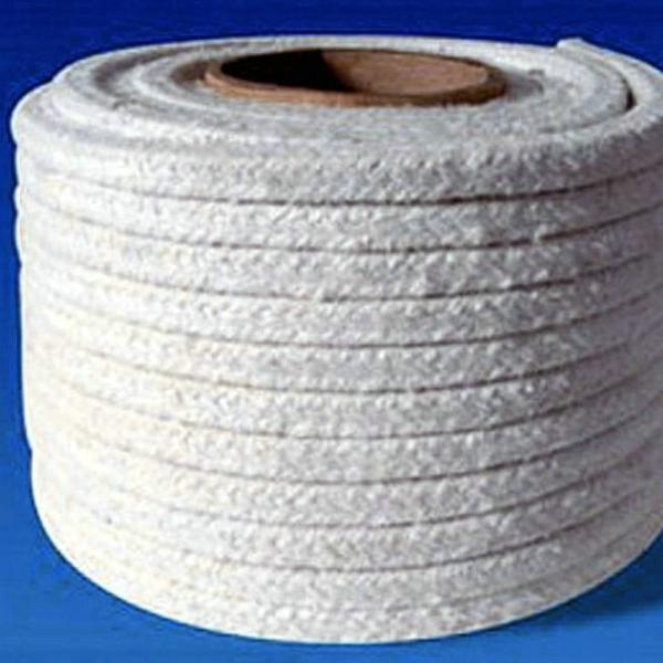 Insulation Ceramic Fiber Rope Thermal Shock Resistance Customized Size