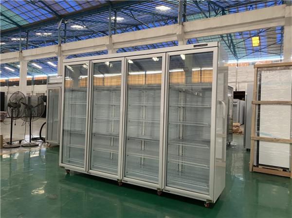 China suppliers cold drink refrigerator/Fan cooling glass door fridge/beverage display cooler