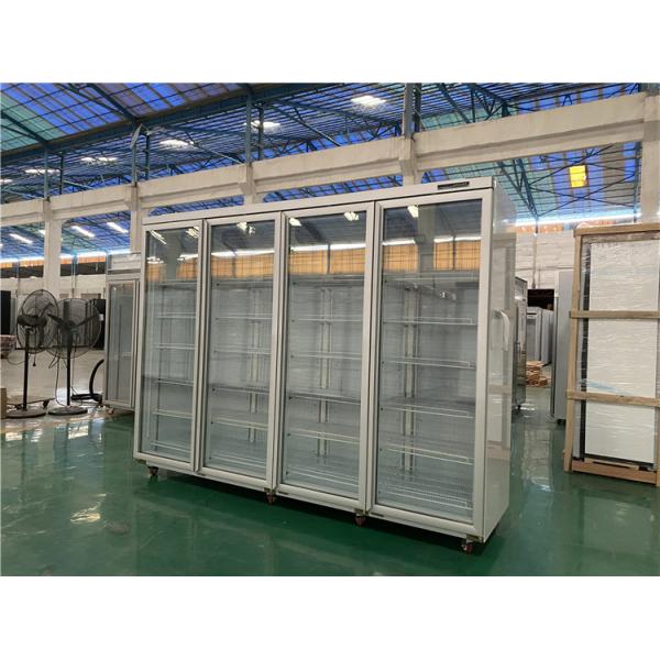 Three Glass Doors Drinks Fridge Soft Drink Beer Refrigerated Display Coolers Upright Cooler