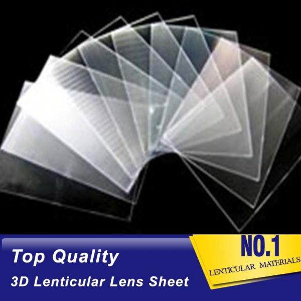 factory 0.6mm 100 lpi PET 3D Lenticular Lens Sheets with self adhesive/ 3d lenticular plastic sheets supplier Chad
