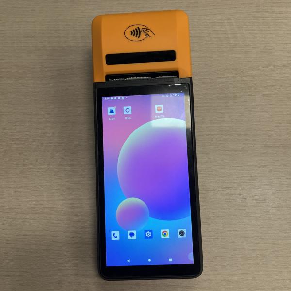 Orange Android12/13 Handheld Pos Touchscreen Five Point Capacitive