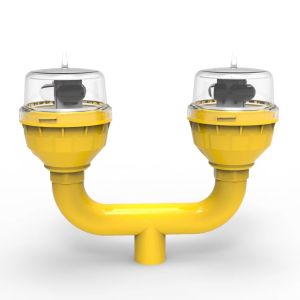 ICAO Compliant IP66 Waterproof LED Aviation Obstruction Light with 100000 Hours Lifespan