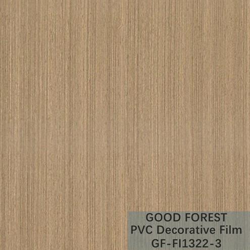 Flowability PVC Decorative Film Scratch Resistance Wooden Grain