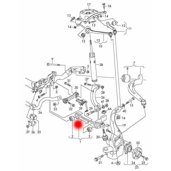 OEM 8KD407151B 8KD407152B РАМЬ ПРЕДНОЙ ОСИ ДЛЯ AUDI A4 Allroad B8 /AUDI A5