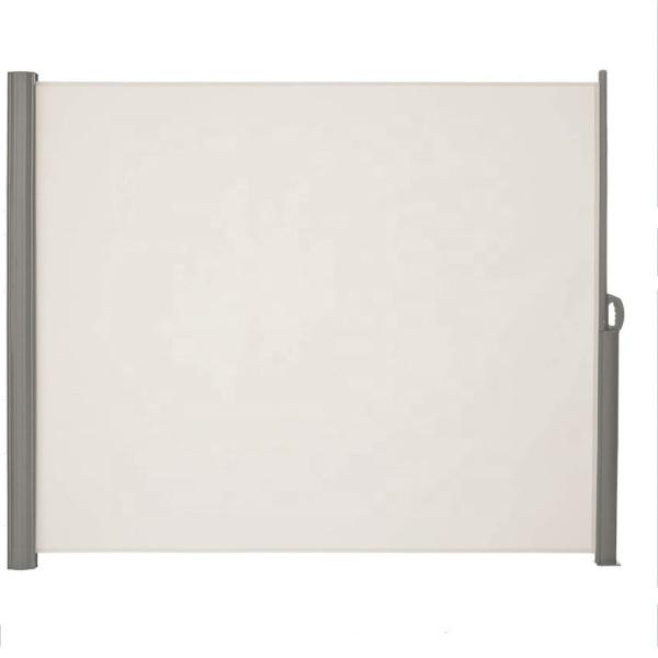 Aluminum Pole Side Awning Retractable Folding Screen for Patio/Terrace/Backyard