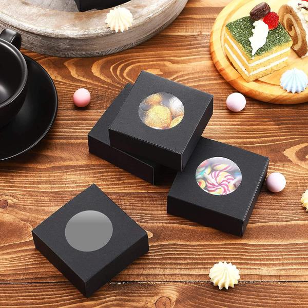 Бумажный тип Kraft Бумажные подарки для пекарни печенье Торт сладости мыло День рождения Подарочный ящик