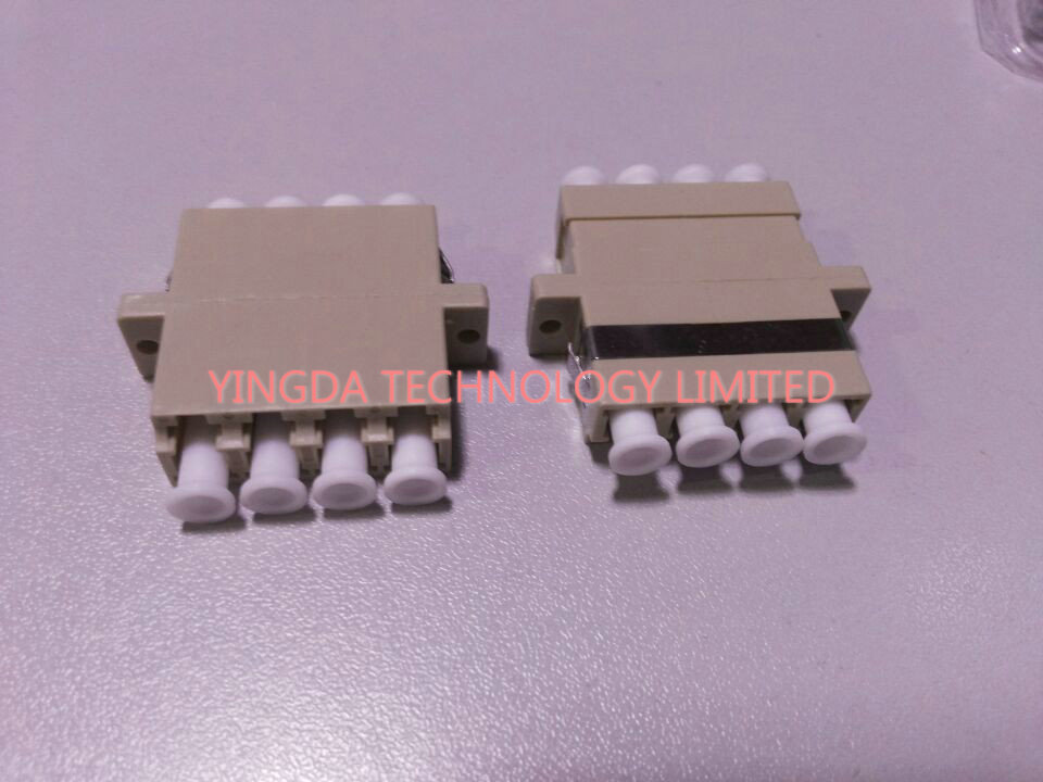 Переходника квада LC панели шкафа FTTH, подгонянный переходника стекловолокна LC MM