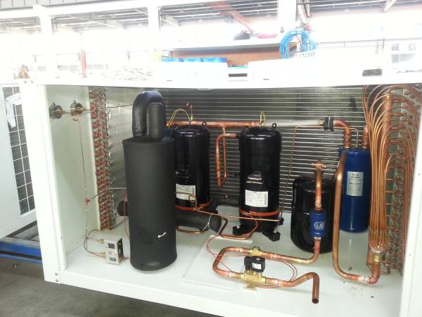 Refrigerador de condensação da unidade da sala fria de 3HP 4HP 5HP para o armazenamento frio