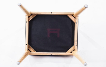 Comfortable Commerical Wood And Upholstered Dining Chairs With Custom Color