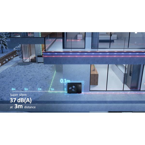 6KW/8KW/12KW R290 Энергосберегающий тепловой насос водонагреватель для устойчивого отопления и охлаждения