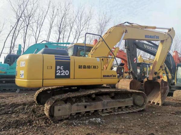 22T 3015mm PC220-7 Second Hand Komatsu Excavator
