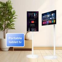 Qtenboard 21.5 24 27 32 pouces Iptv 4k écran tactile téléviseur tablette téléviseur portable rechargeable sans fil Android 14