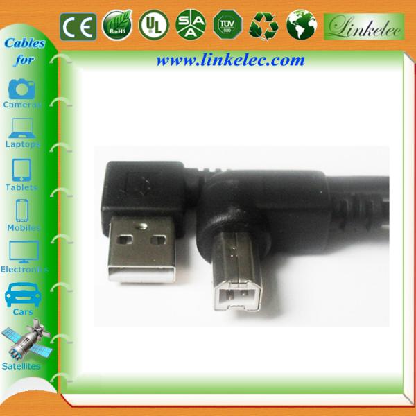 16FT ANGLE USB AM TO ANGLE BM,left angle AM TO Right angle BM cable