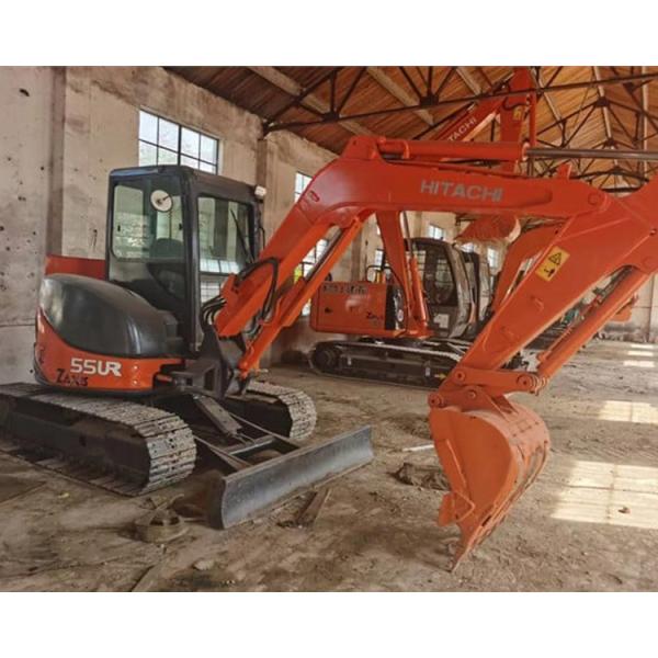 33.1Kw Potência Hitachi ZX55 Excavadora 5,5 toneladas Mini Bagger com 2001-4000 horas de trabalho
