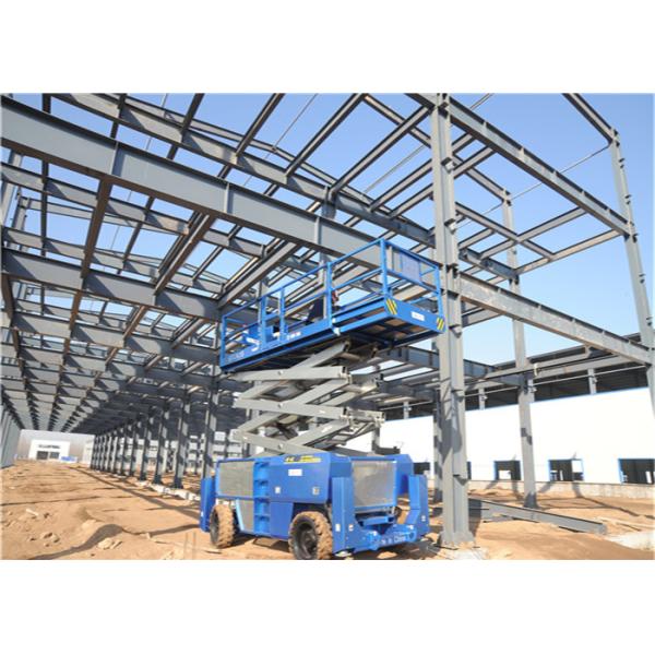 GTJZ1412HD Hydraulic Scissor Lift Platform 2 Max Occopancy Excellent Mobility