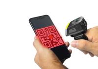 Le scanner de code sans fil de haute qualité du lecteur QR de code barres de bague fonctionne avec phone/PC/PDAs futé