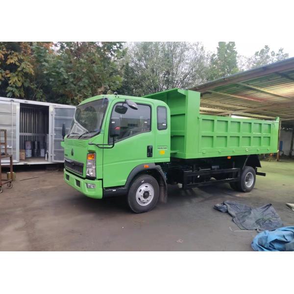 Acier de haute résistance vert de Tipper Dump Truck Howo 116hp