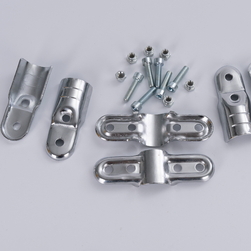 HJ-12 Galvanized Adjustable Angle Metal Pipe Joint in for PE Coated Pipe Rack System of 28OD Pipe