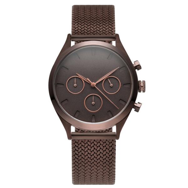 IP Bronze Coating Ladies Stainless Steel Watches , Luxury Women'S Chronograph Watch