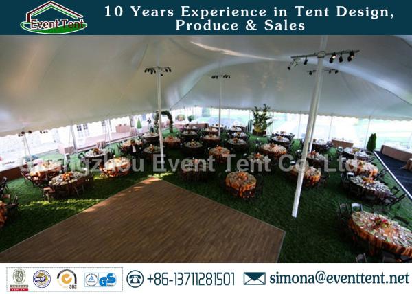 Luxury Interior Design Freeform Stretch Tent With Colorful PVC Fabric Cover