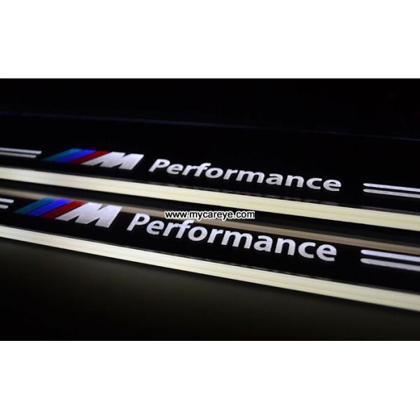 BMW X3 Car accessory stainless steel scuff plate door sill plate lights