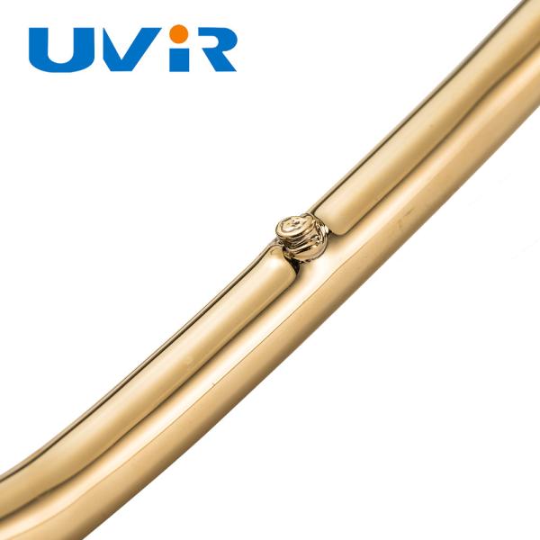 Gold Coated Quartz Infrared Heating Tube 150-6000W