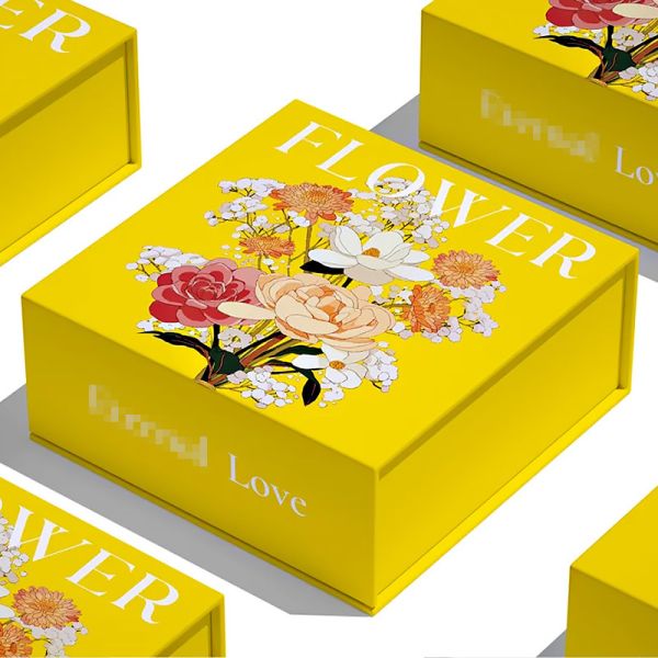 Magnetic Flip Book Box Makeup Cosmetic Packaging Boxes Durable Protective Excellent Packaging