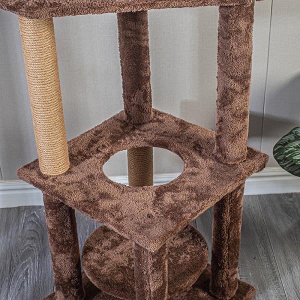 Multi Color Sisal Cat Climbing Tower Design 1/2/3 Layers for Customized Requirements
