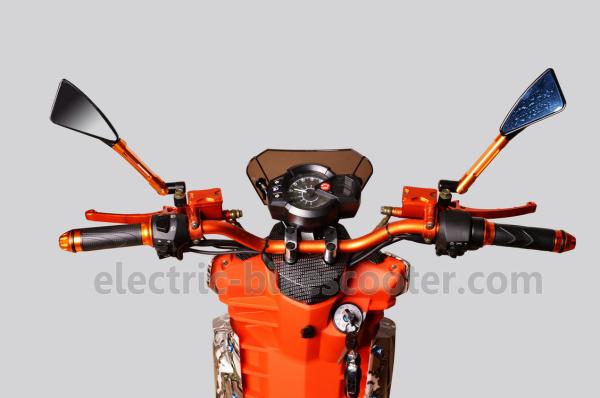 2000W 72V Electric Pedal Assist Scooter 60km/H