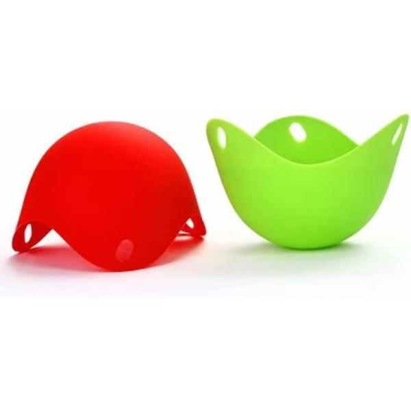 Custom Logo Silicone Microwave Egg Poacher Cups for Perfect Poached Eggs 9CM Diameter