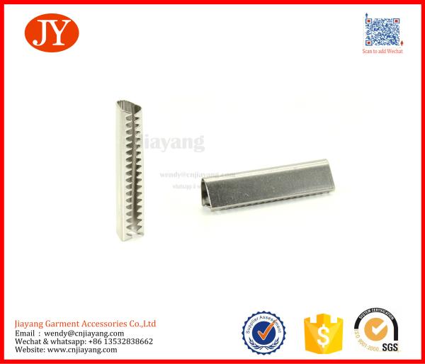 Hot sale silver metal aglets for cord locks custom shoe lace aglets