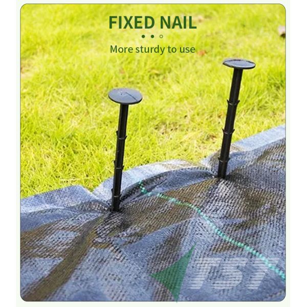 100% Polypropylene Weed Control Mat Landscape Fabric For 3-5 Years Durable Ground Cover