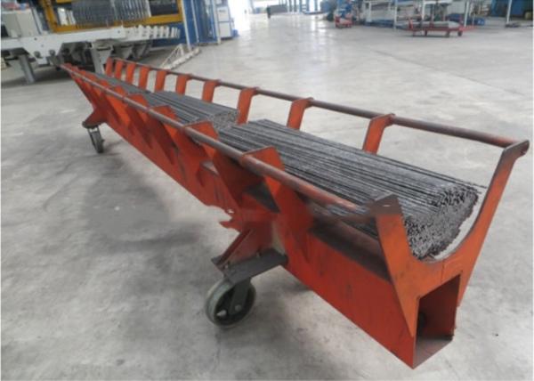 5 - 12mm Steel Bar Straightening And Cutting Machine , Deformed Rebar Straightening Machine