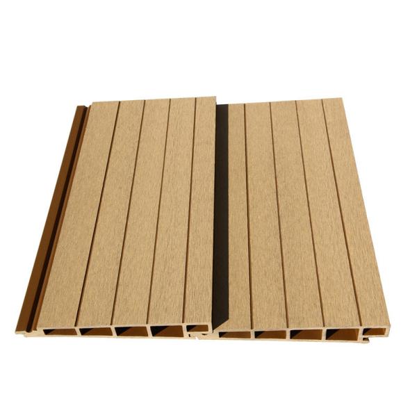 Fireproof Villa Exterior Wall Cladding 185x30mm Grooved Panels