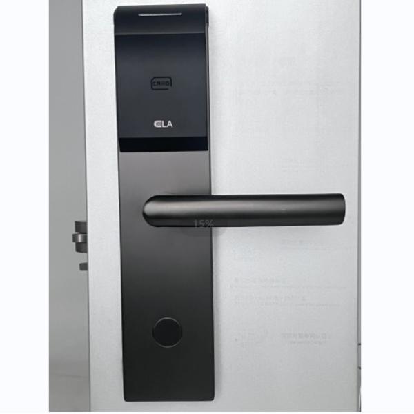 High Security Smart Hotel Lock Black Electronic Card Door Lock