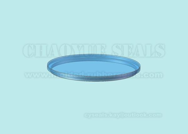Transparent Silicone Rubber End Caps High Tear Resistance For Automotives