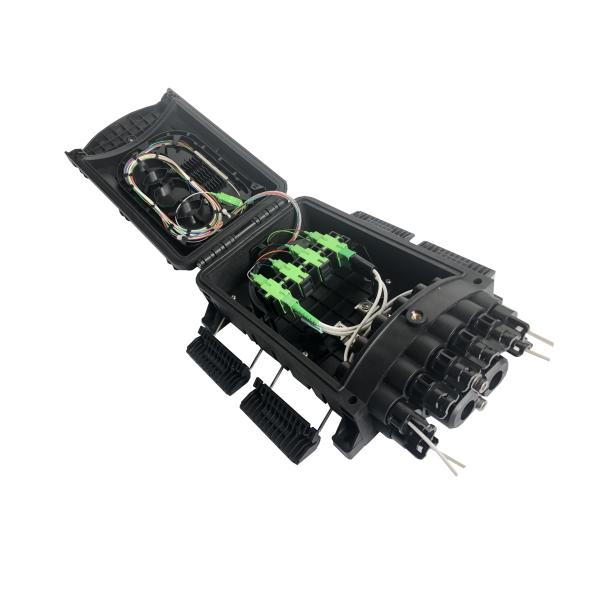 GFS-8Q FTTH Terminal Box 8 Cores Fiber Optical Closure IP 68 FDB 280*182*82mm