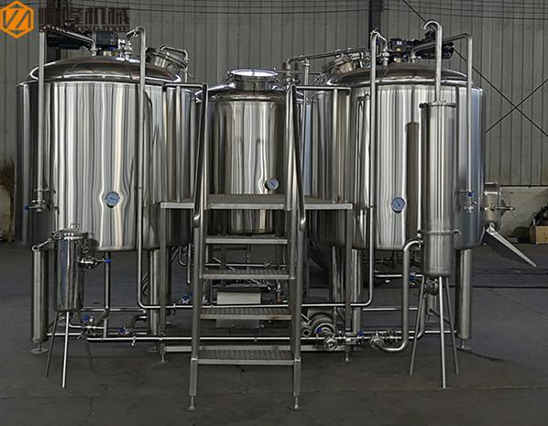 10HL Industrial Beer Brewing Equipment Stainless Steel Full Set Auto / Manual Control
