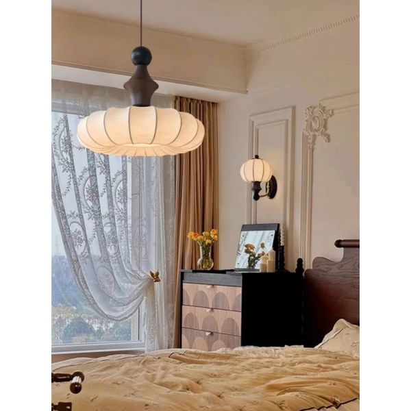 Dining Room Kitchen Chandelier Home Decor Bedsroom Bedside Hanging Light Vintage Wooden Ceiling Pendant Lamp (WH-VP-313)