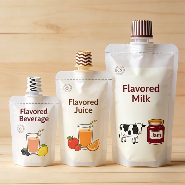 Custom Printed Food Grade Spout Bag with Aroma Lock for Leak Proof Beverage Packaging