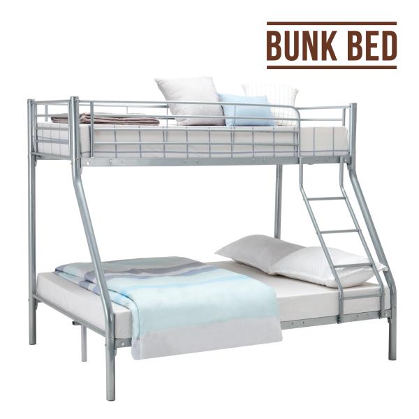 Modern Furniture Iron Bunk Beds High Load Carrying Strength Powder Coat Finish