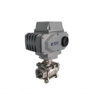 3 PC 2 Inch Electric Actuated Ball Valve Stainless Steel Water Flow Control Ball Valve