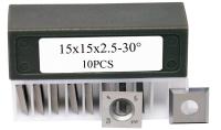 15mm Quadrado Cutter Carbide Directo Insira 10Packs para ferramenta de torno de madeira