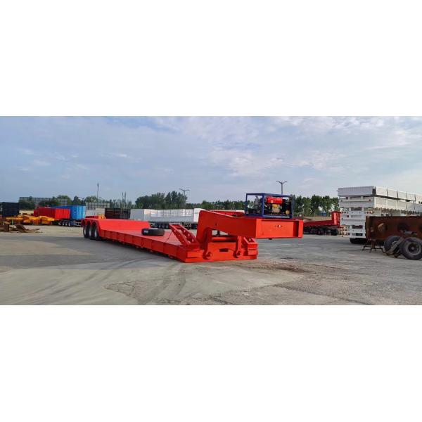 Dependable 3 Axles 40ton Flat Trailer for Trouble-Free Operation in Challenging Environments