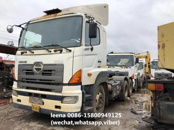 used japan made hino 700 series 10-wheeler truck head 450 hp LHD ZF16s transmission