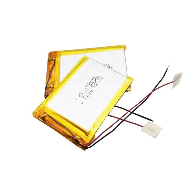 1mm Ultra Thin Lipo Battery 103040 80mah 3.7v Lithium Polymer Battery For Card