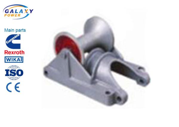 Aluminum Nylon Wheel Conductor Stringing Blocks Straight Line Ground Cable Pulley 150-200mm