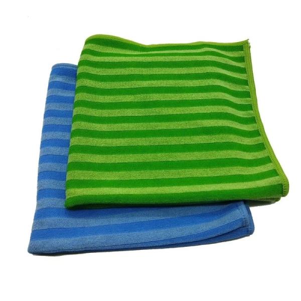 Custom 40x40cm Recycled Polyester Microfiber Cleaning Cloth