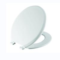 Slow-Close Hinged Round Toilet Seat Cover Made Of Polypropylene For Modern Bathrooms